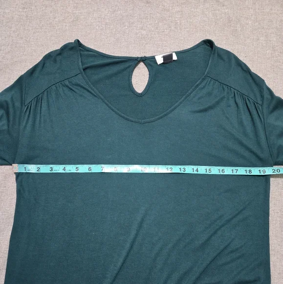OLD NAVY Teal Long Sleeve Women's Top Size Large - Picture 10 of 11